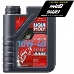Botella 1L aceite Liqui Moly 100% sintético 4T 10W-40 Street Race