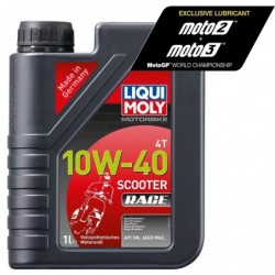 Bote 1L aceite 100% sintético Liqui Moly 10W-40 Scooter Race