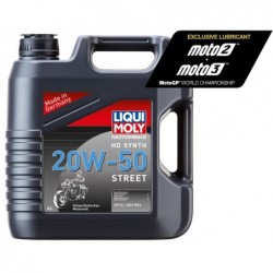 Garrafa 4L de aceite Liqui Moly HD 100% sintético 20W-50 Street
