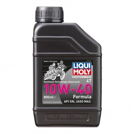 Bote 800ml aceite Liqui Moly HC sintético 10W-40 Formula API SN Plus