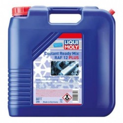 Garrafa 20L liquido refrigerante anticongelante Liqui Moly Coolant Ready Mix RAF 12+