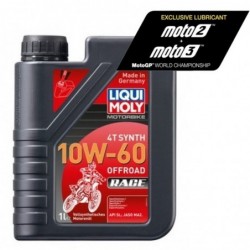 Botella de 1L aceite Liqui Moly 100% sintético 4T Synth 10W-60 Off road Race 3053