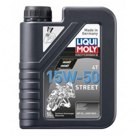 Botella de 1L aceite Liqui Moly HC sintético 15W-50 Street