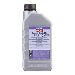 Botella de 1L líquido refrigerante anticongelante Liqui Moly Coolant Ready Mix RAF 12+