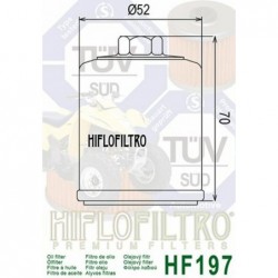 Filtro de Aceite Hiflofiltro HF197