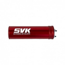 SILENCIOSO SVK ALUMINIO ROJO CAZOLETAS ROJAS