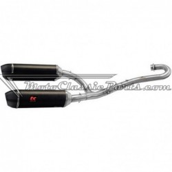 Escape Turbokit Línea doble SUZUKI RMZ 450 I  08-12 (parte final en carbono) C4T069G-H2
